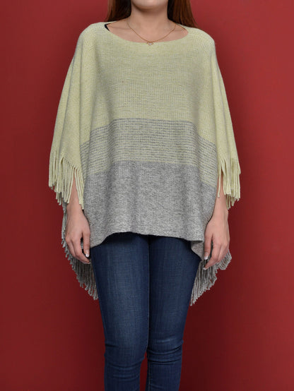 Woolen Shimmer Poncho