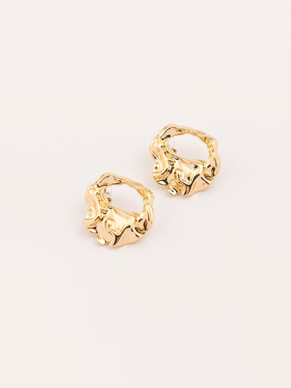 Classic Textured Stud Earrings