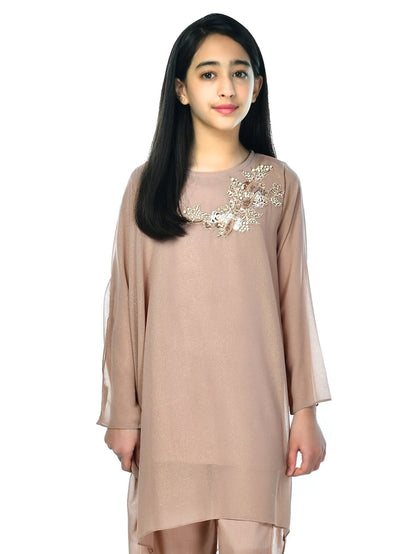 Embellished Asymmetrical Suit