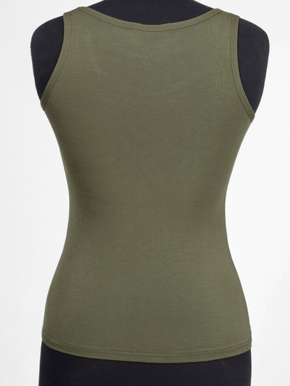 Army Green Tank Top