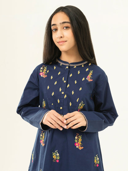 2 Piece Winter Cotton Suit-Embroidered