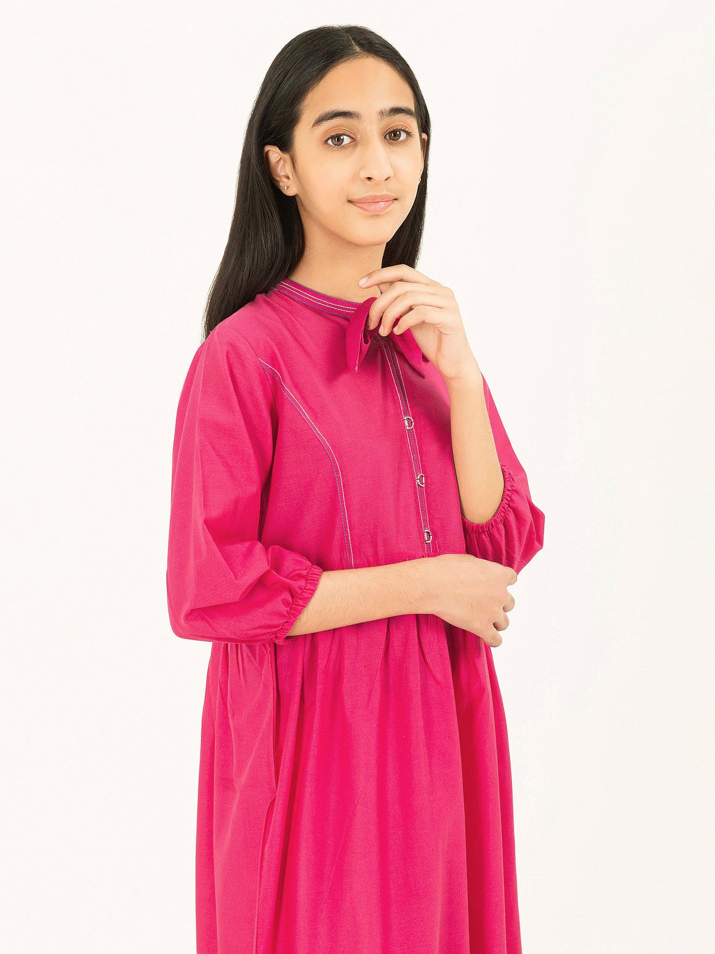 Cambric Gypsy Dress-Printed (Pret)