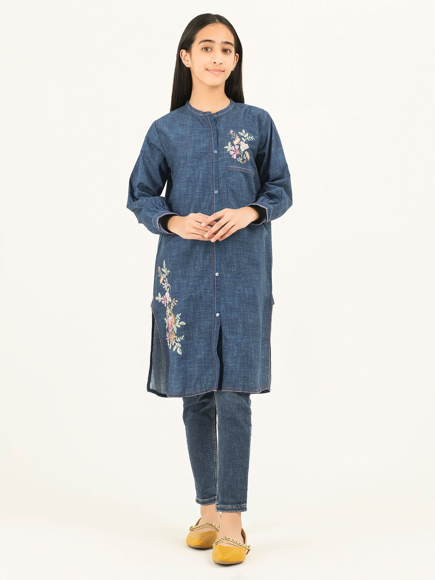 Winter Cotton Shirt-Embroidered
