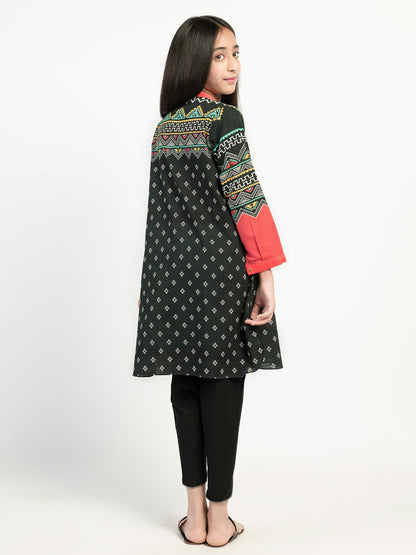 Printed Khaddar Shirt