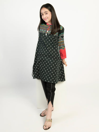 Printed Khaddar Shirt