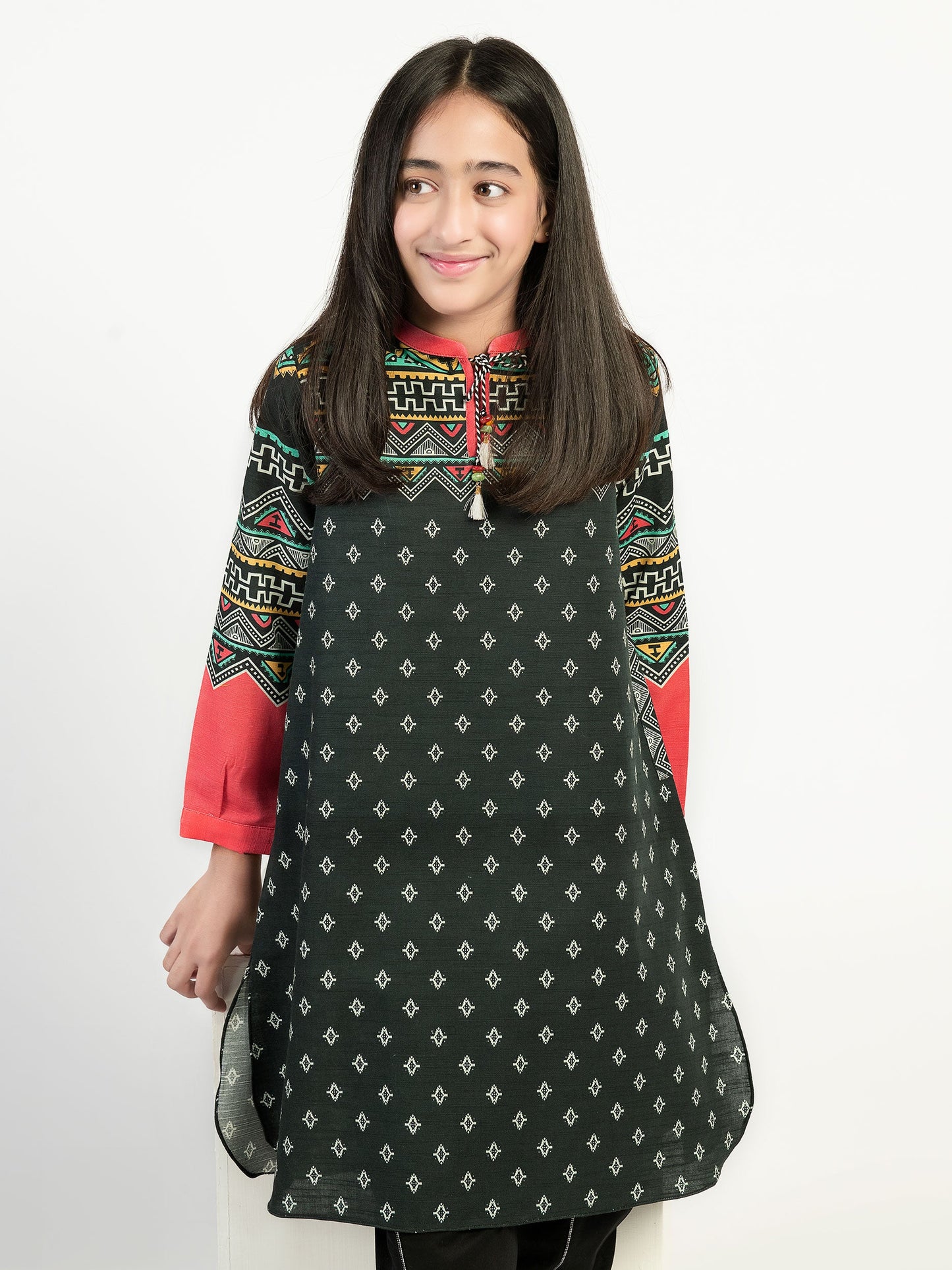Printed Khaddar Shirt