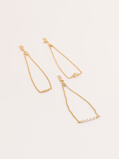 Gold Anklet Set