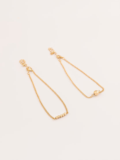 Gold Anklet Set