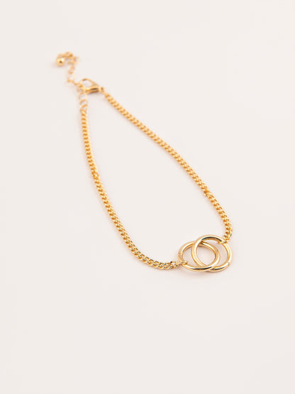 Gold Anklet Set