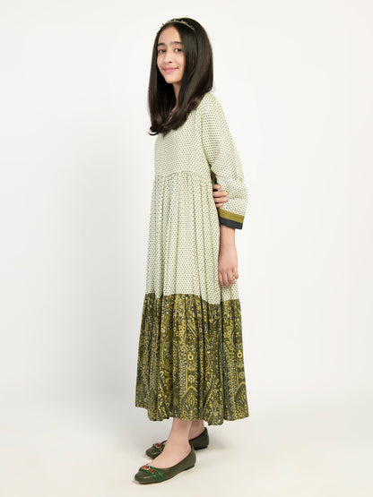 Printed Raw Silk Shirt