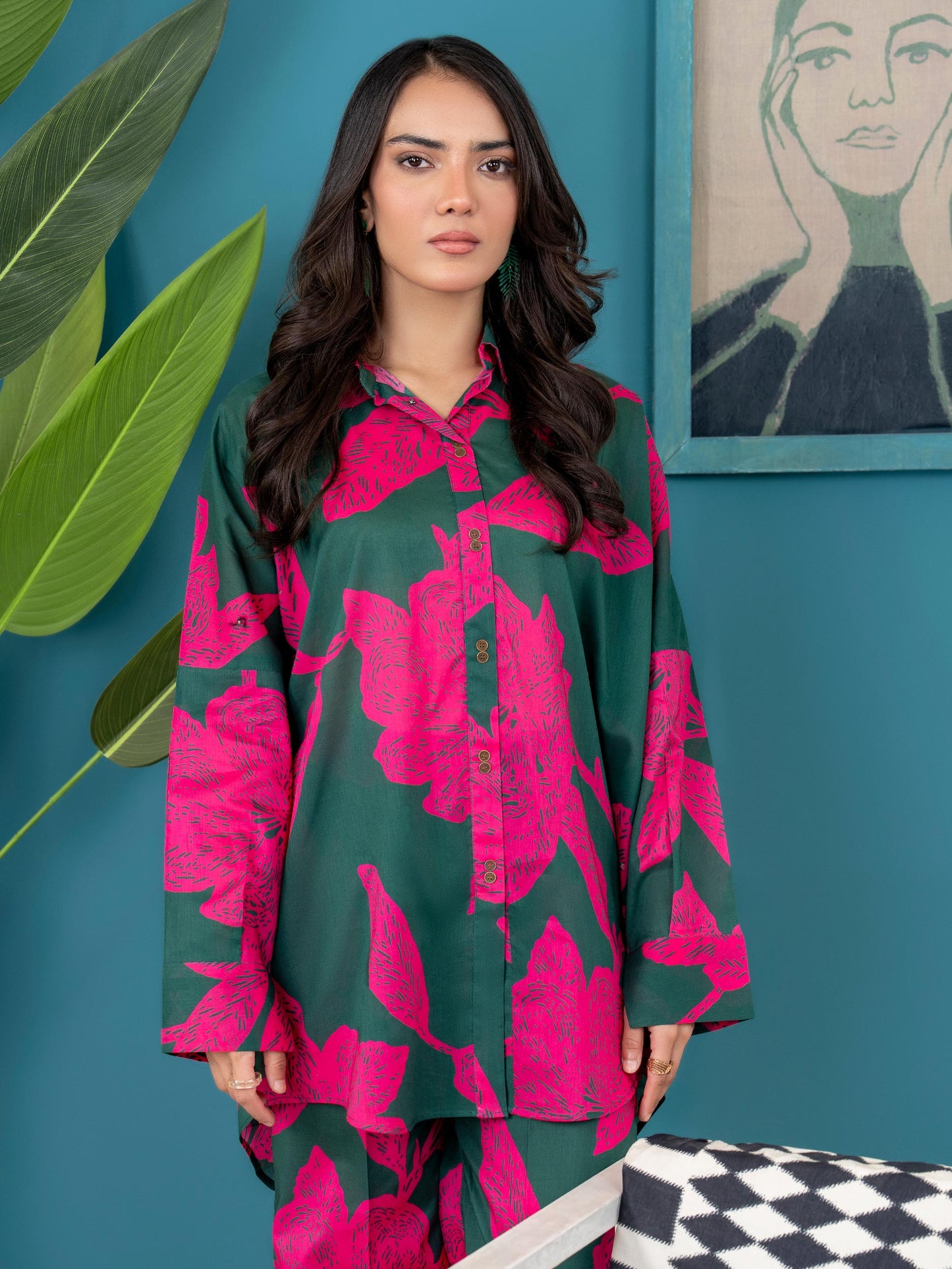 Lawn Shirt-Printed (Unstitched)
