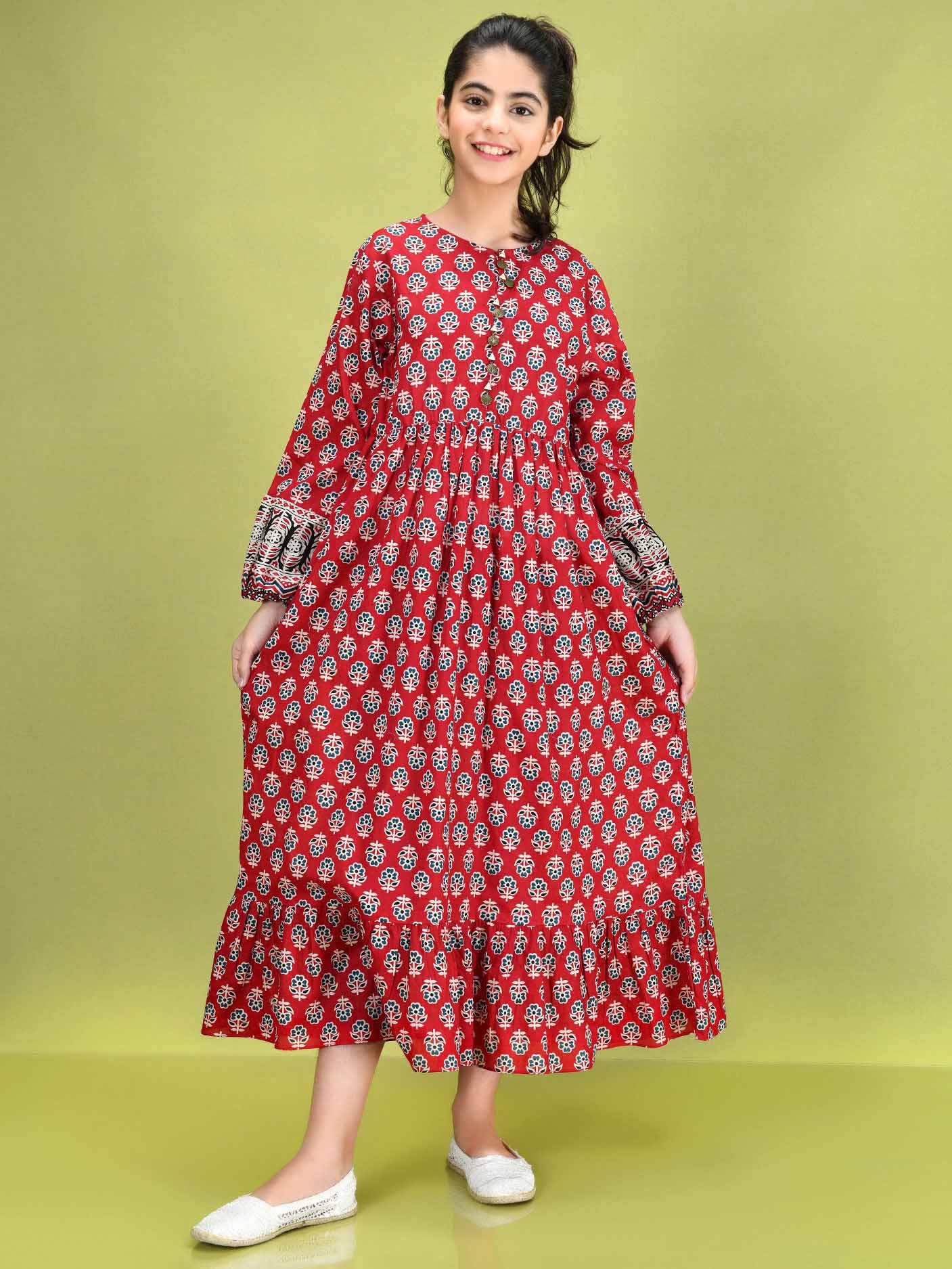 Printed Lawn Dress