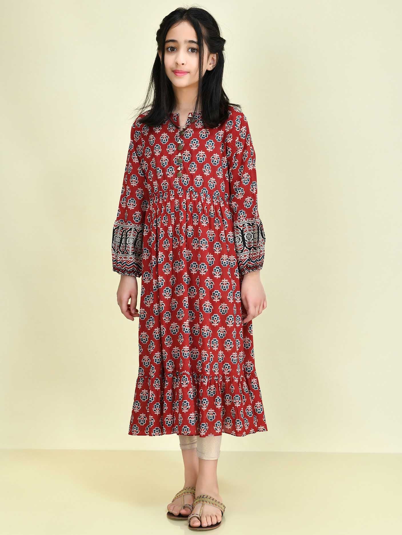Printed Lawn Dress