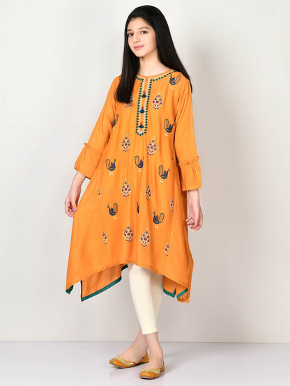 Embroidered Arabic Lawn Shirt