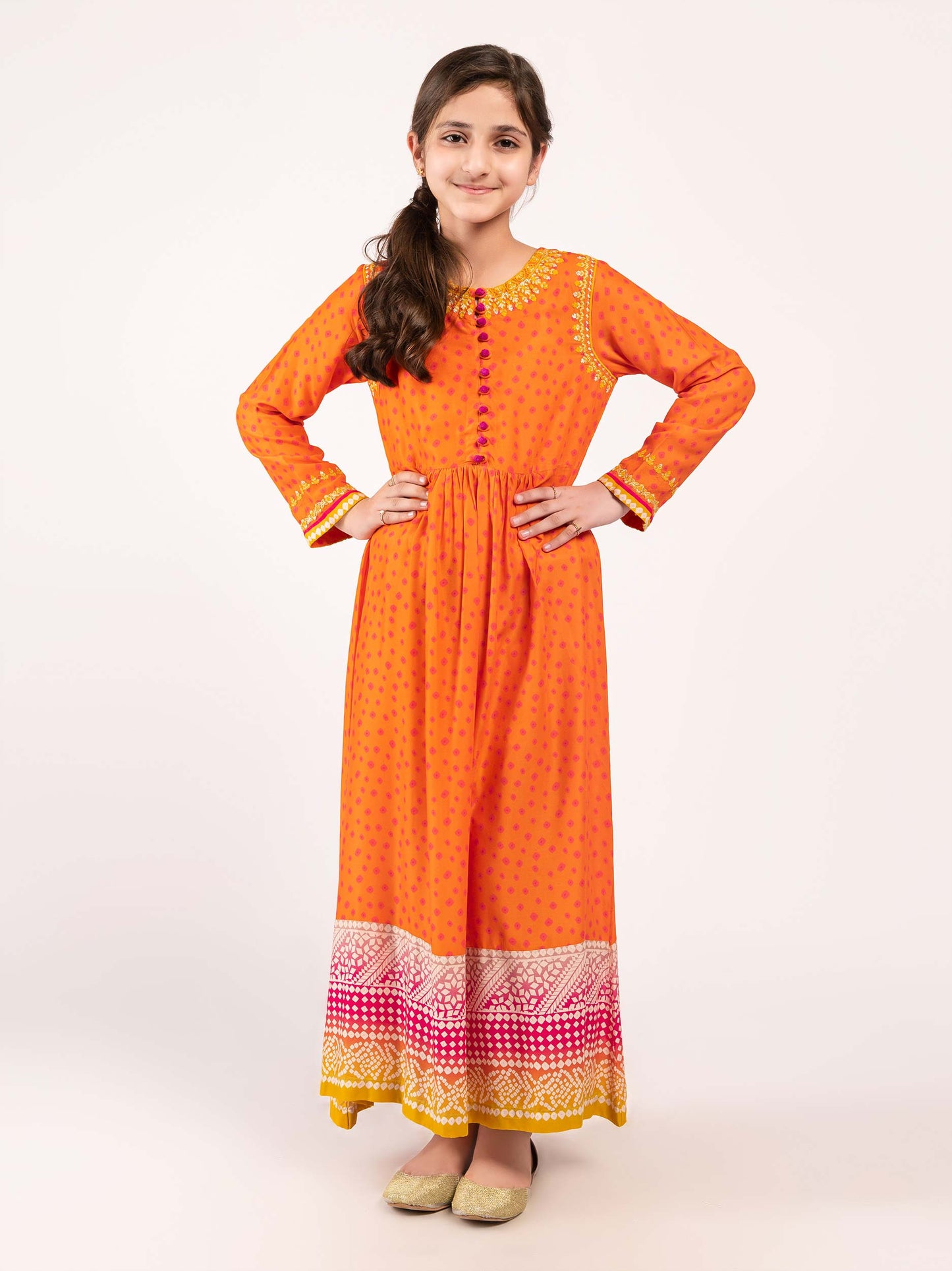 Embroidered Lawn Frock