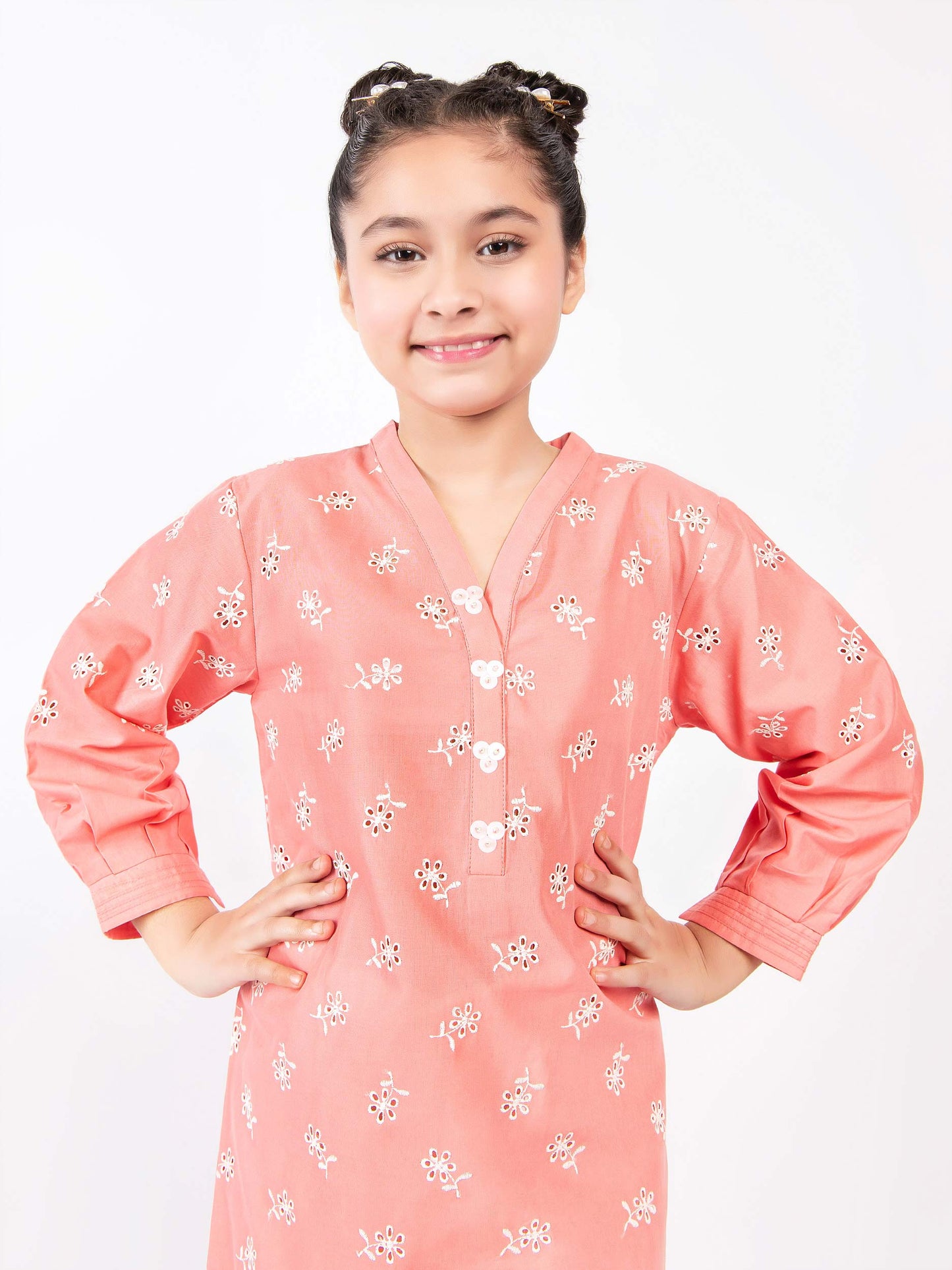 Embroidered Cambric Shirt