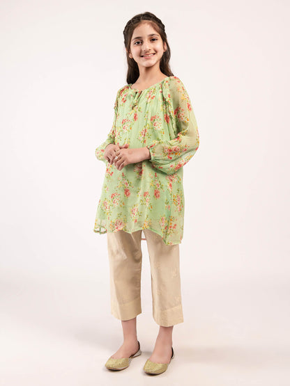 Printed Chiffon Top