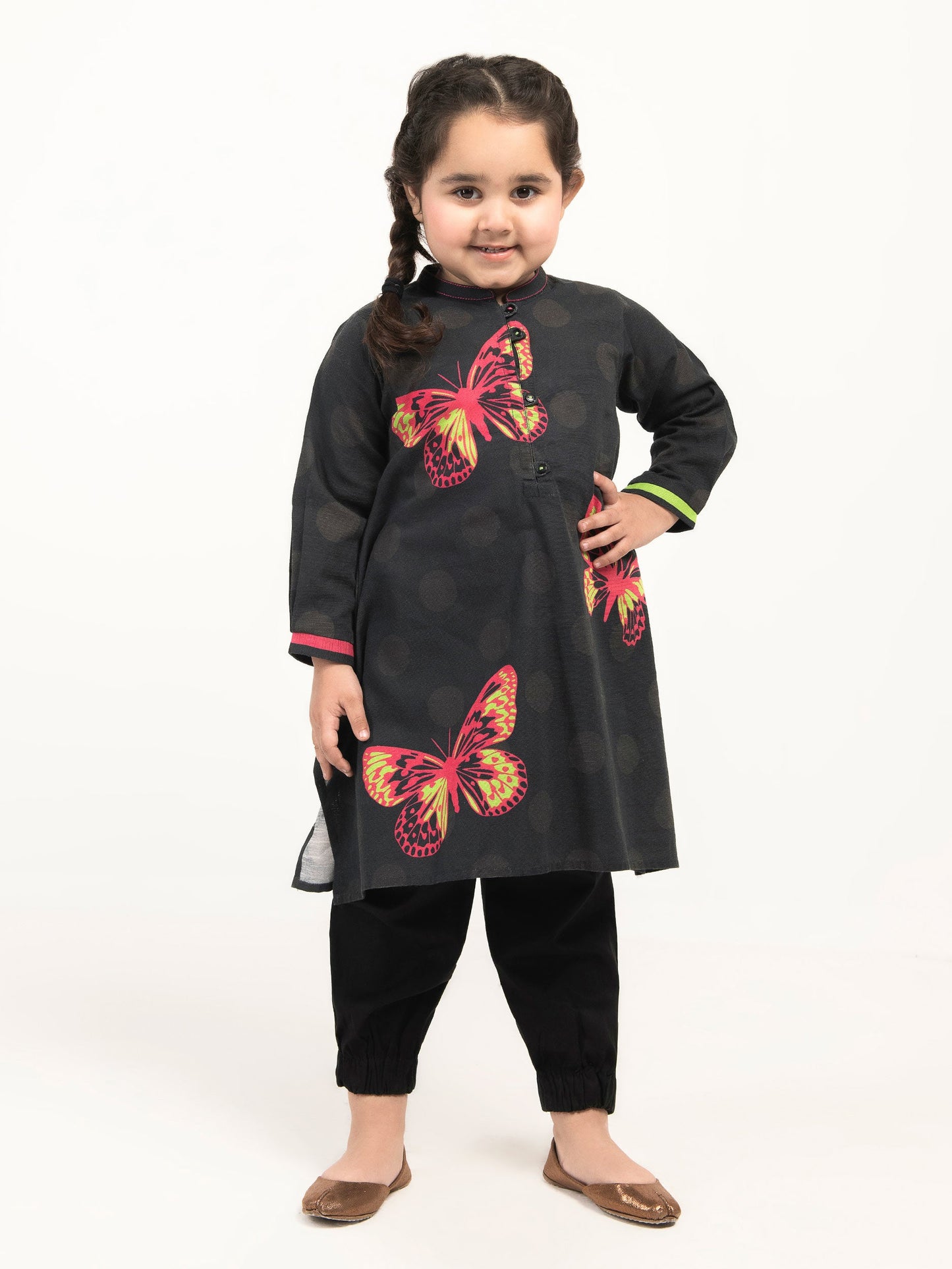 Printed Khaddar Shirt