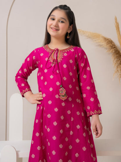 2 Piece Lawn Suit-Embroidered