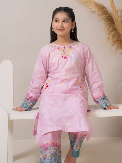 2 Piece Lawn Suit-Embroidered