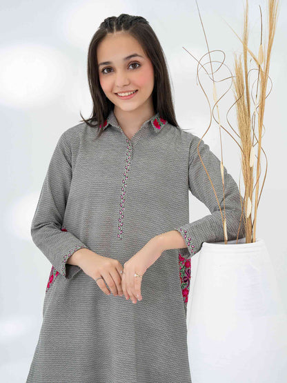 2 Piece Khaddar Suit-Paste Print