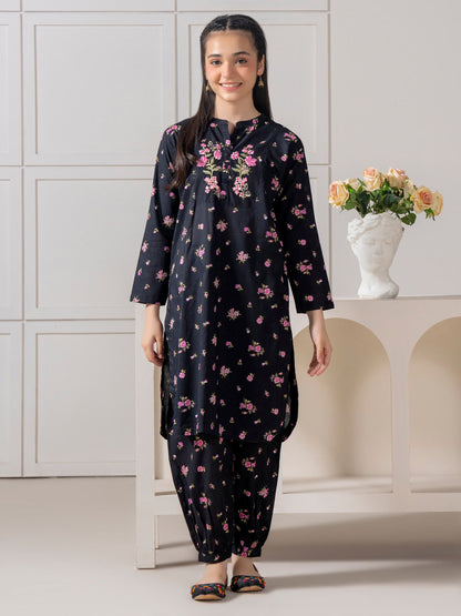 2 Piece Lawn Suit-Embroidered