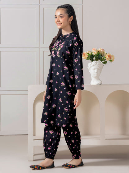 2 Piece Lawn Suit-Embroidered