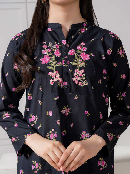 2 Piece Lawn Suit-Embroidered