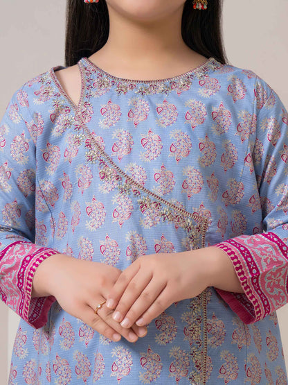 2 Piece Lawn Suit-Embroidered
