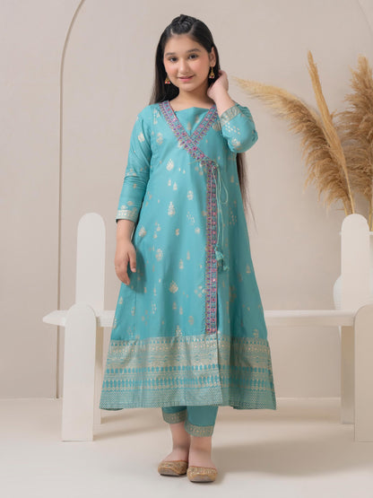 2 Piece Lawn Suit-Embroidered