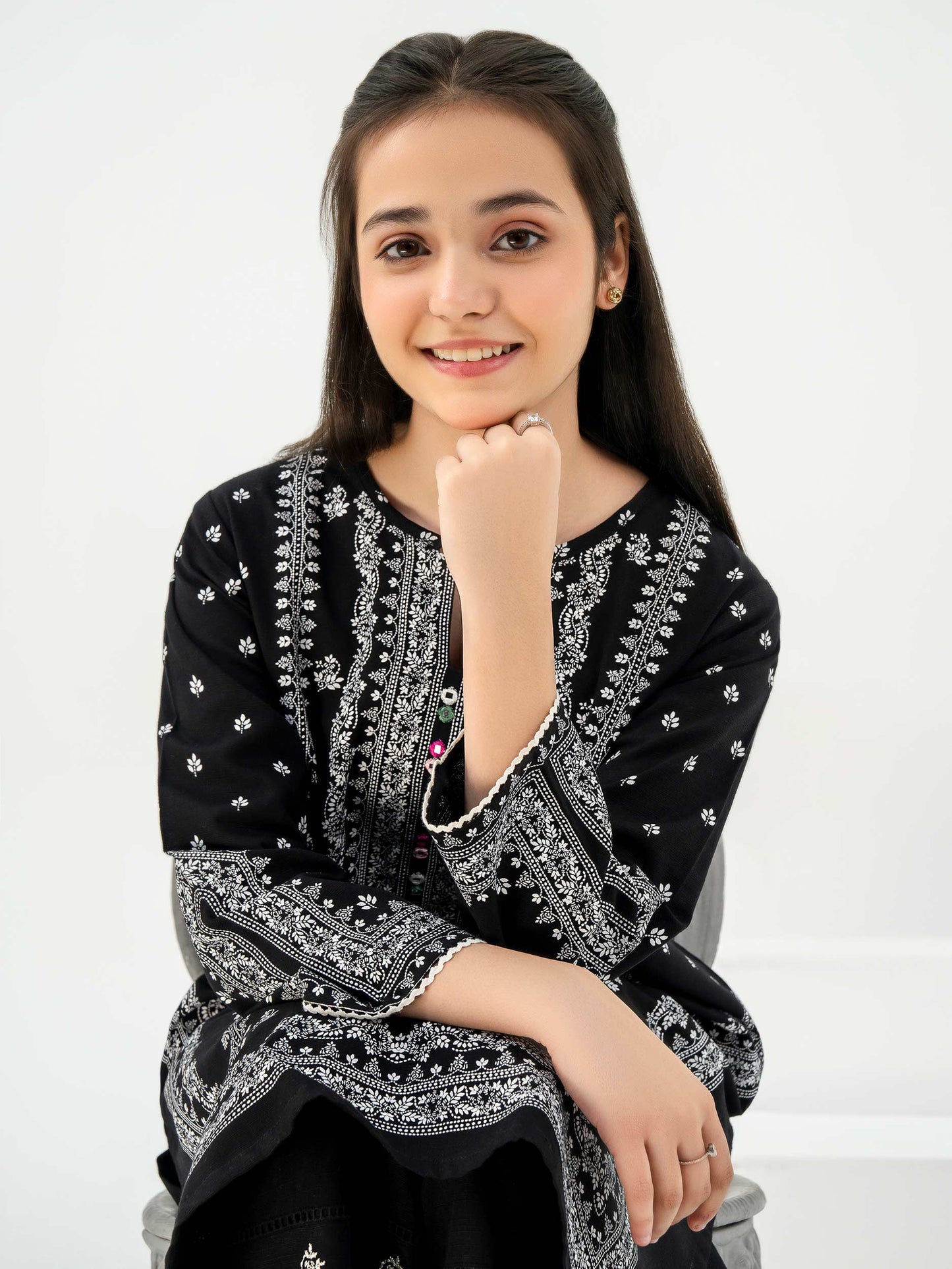 2 Piece Khaddar Suit-Paste Print