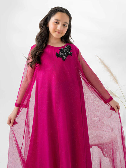 Net Dress-Embellished
