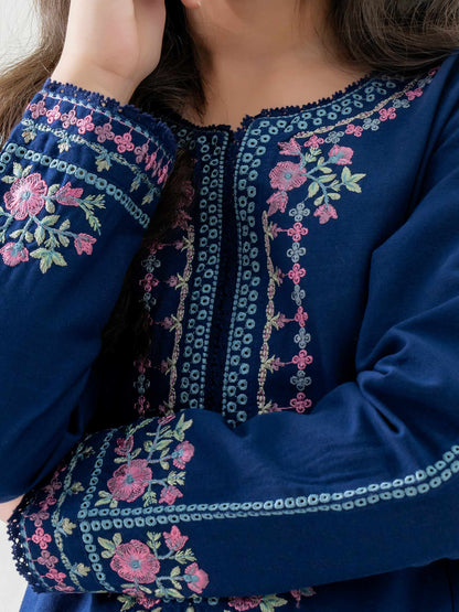 2 Piece Khaddar Suit-Embroidered