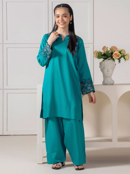 2 Piece Lawn Suit-Embroidered
