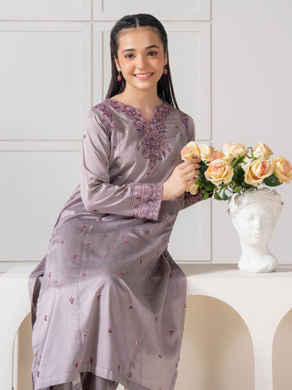 2 Piece Lawn Suit-Embroidered