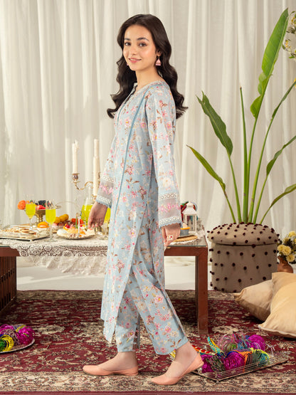2 Piece Lawn Suit-Embroidered