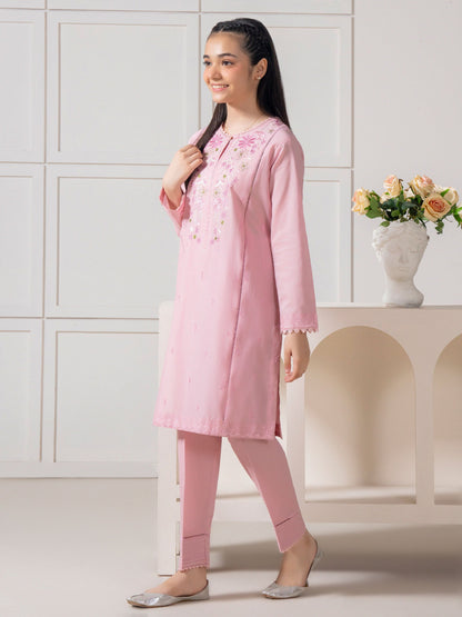 2 Piece Lawn Suit-Embroidered
