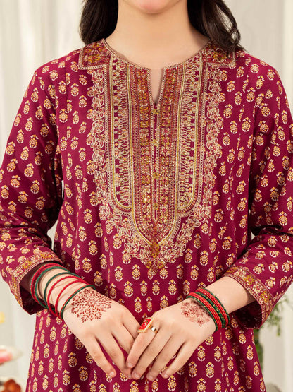 2 Piece Lawn Suit-Embroidered