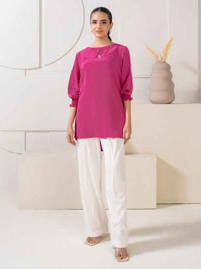 Dyed Silk Top