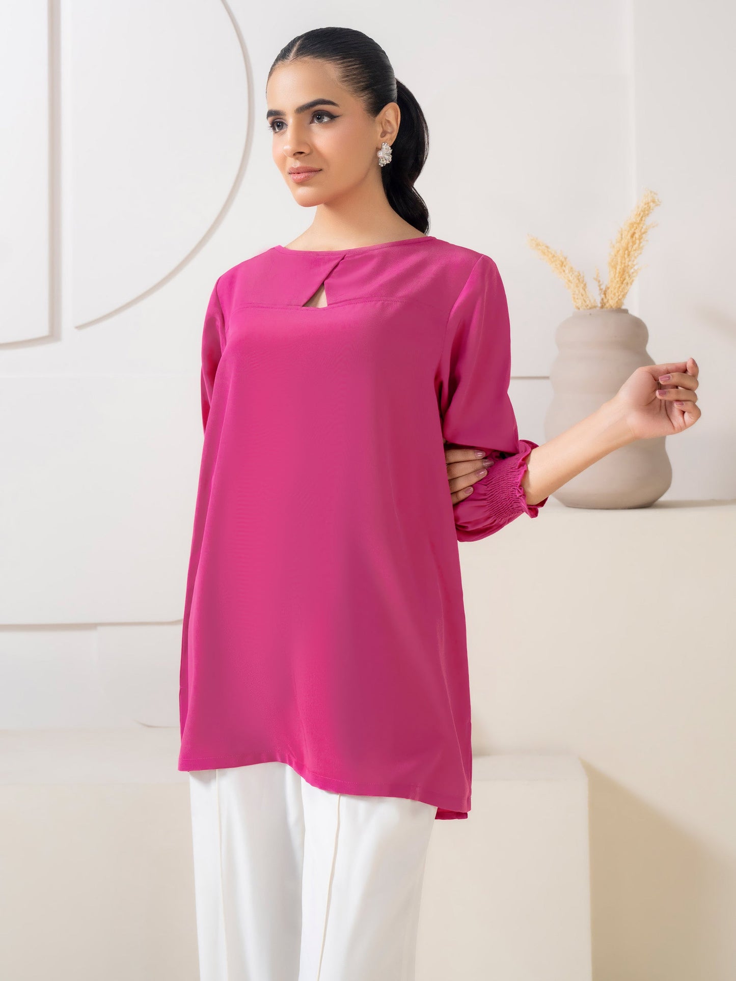 Dyed Silk Top