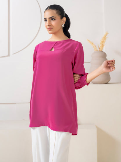 Dyed Silk Top