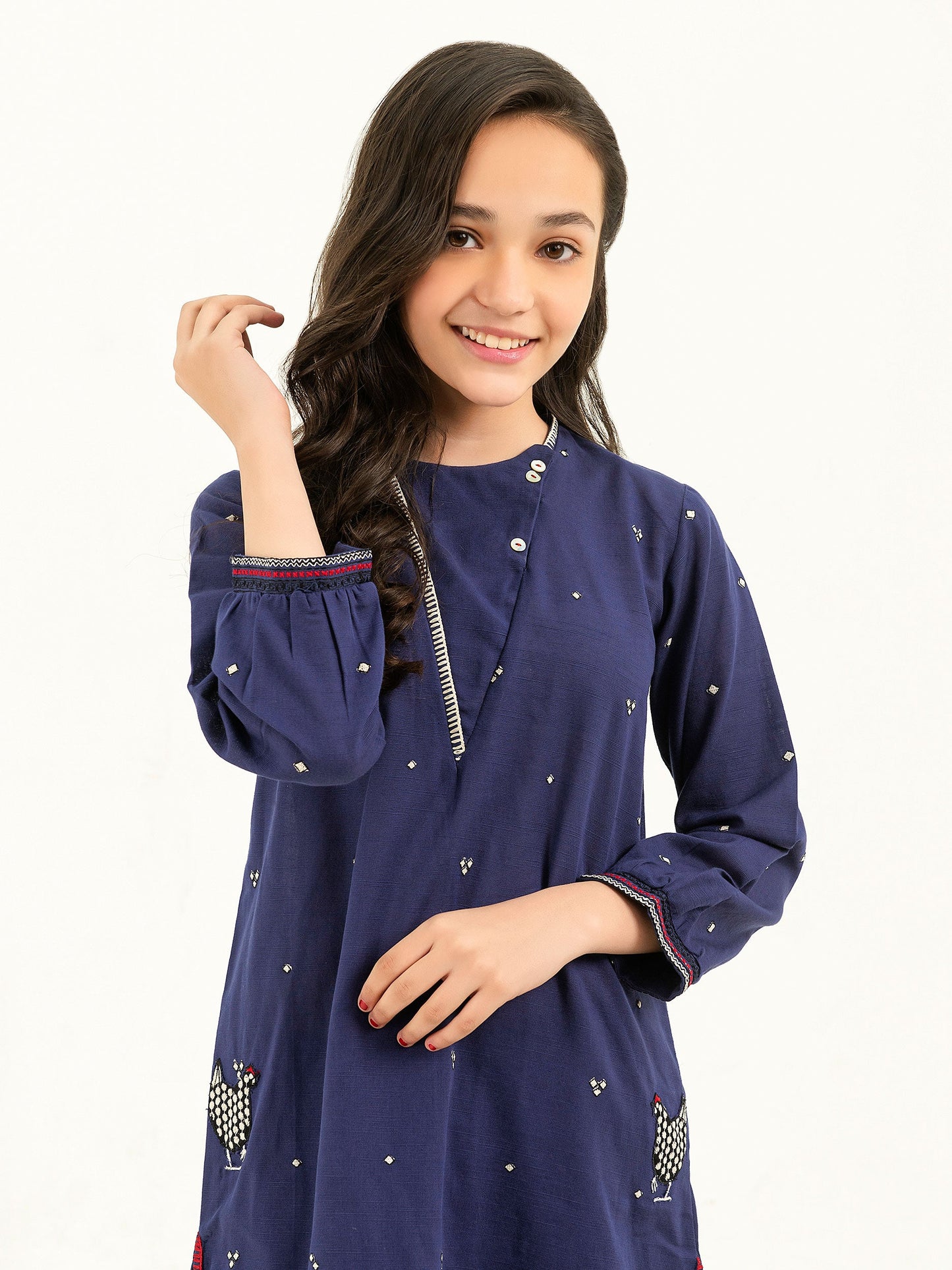 2 Piece Khaddar Suit-Embroidered (Pret)
