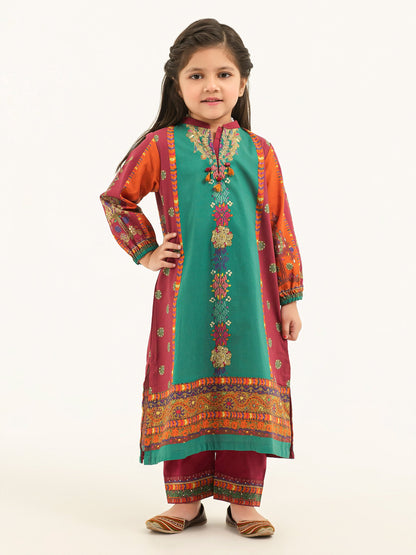 2 Piece Winter Cotton Suit-Printed (Pret)