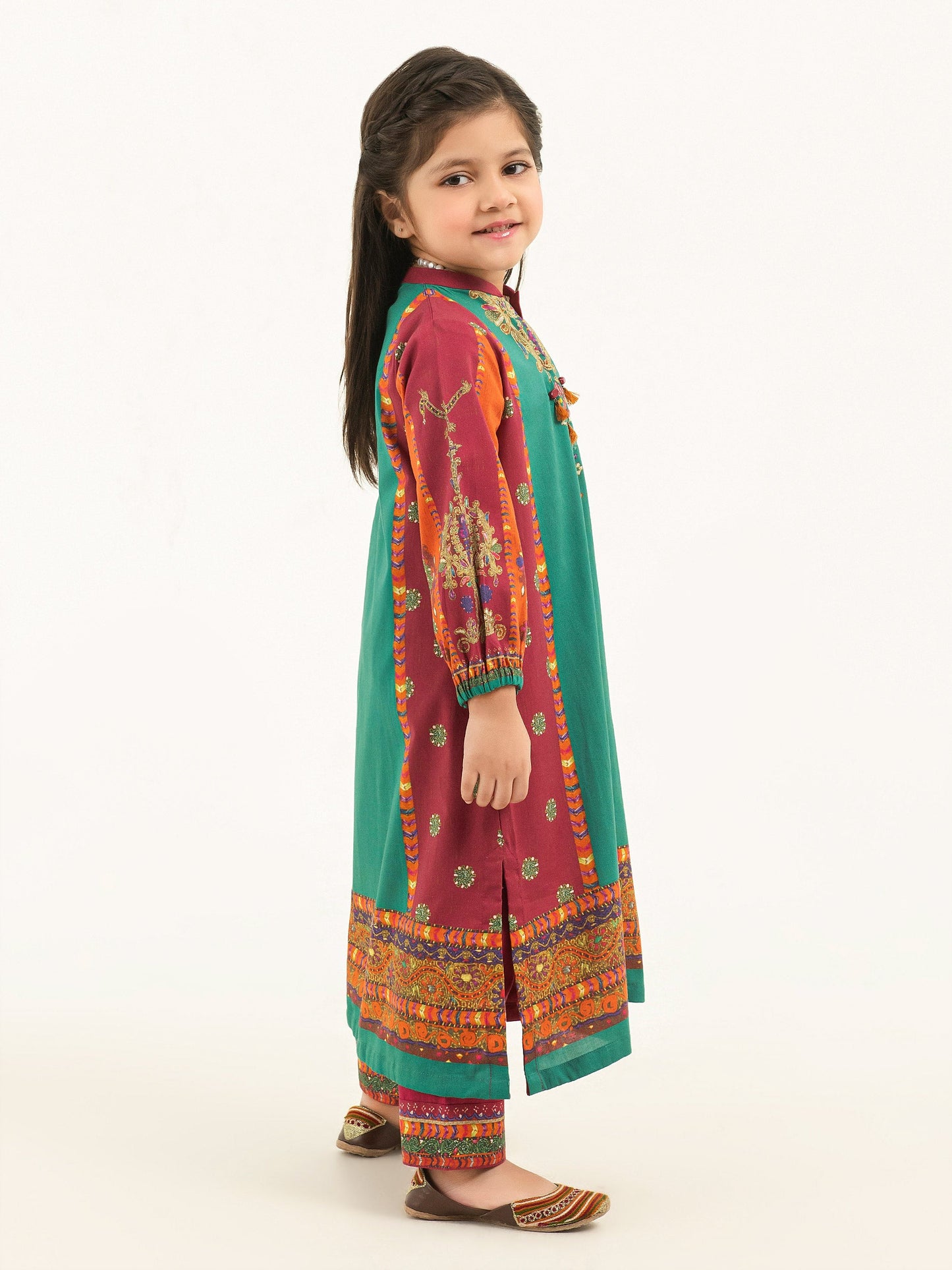 2 Piece Winter Cotton Suit-Printed (Pret)