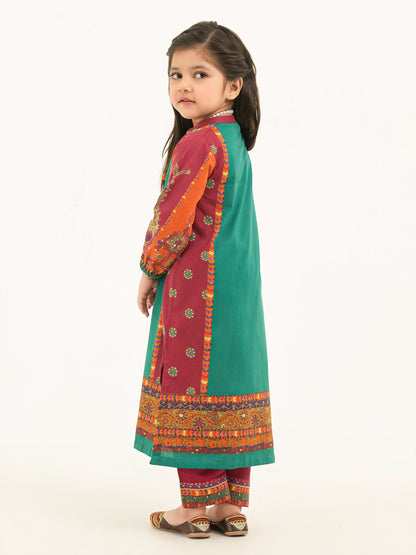 2 Piece Winter Cotton Suit-Printed (Pret)