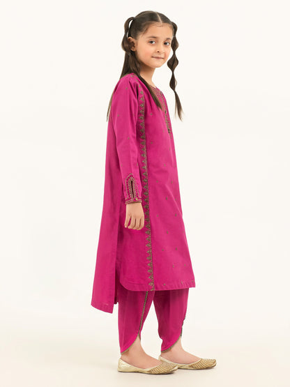 2 Piece Winter Cotton Suit-Embroidered (Pret)