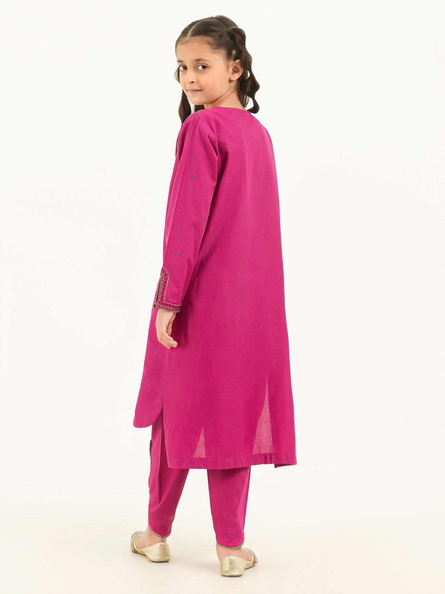 2 Piece Winter Cotton Suit-Embroidered (Pret)