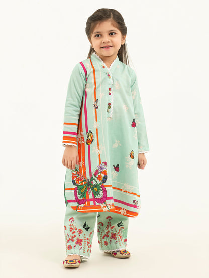 2 Piece Winter Cotton Suit-Embroidered (Pret)