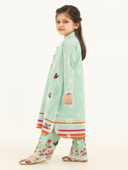 2 Piece Winter Cotton Suit-Embroidered (Pret)