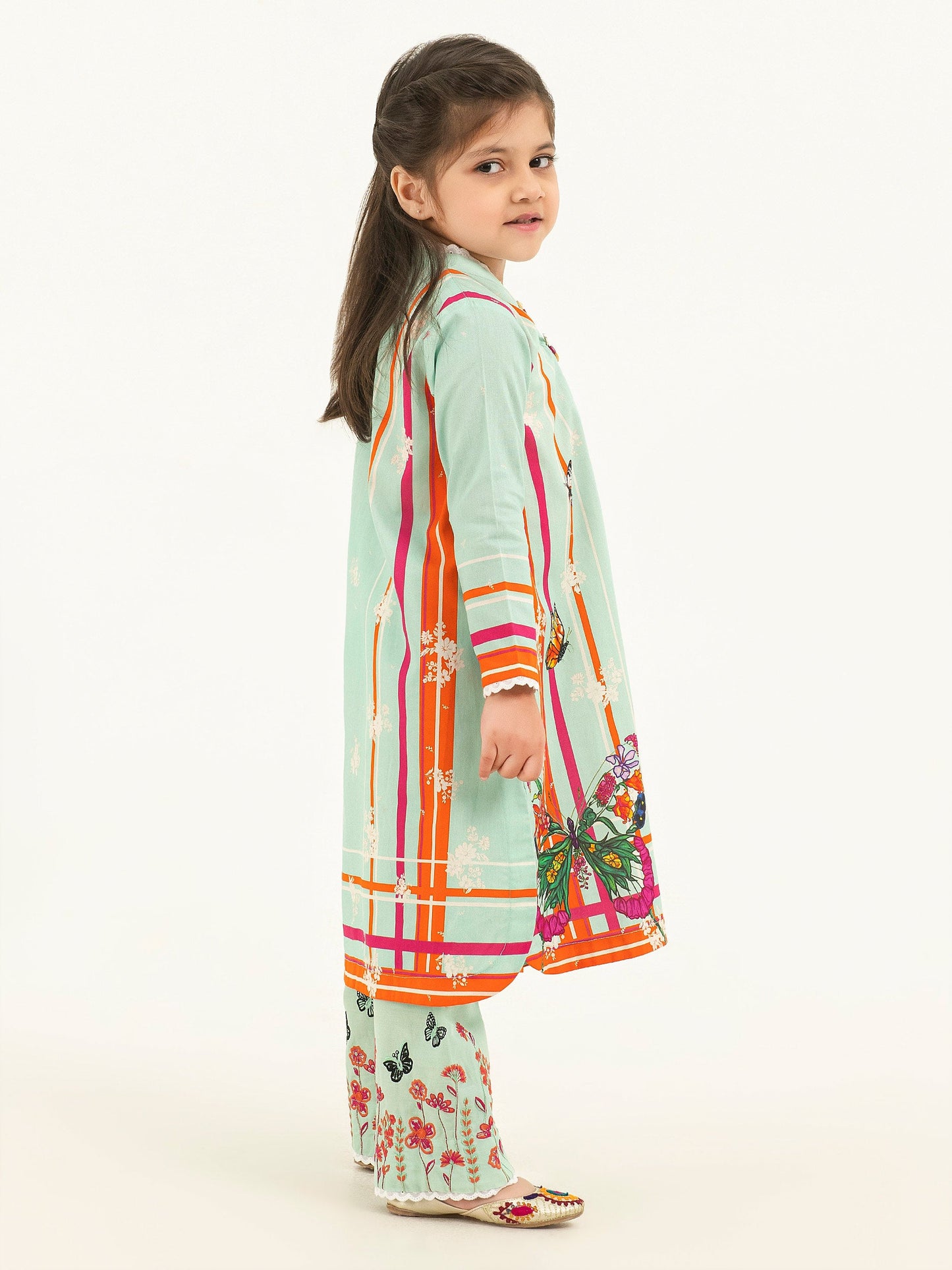 2 Piece Winter Cotton Suit-Embroidered (Pret)